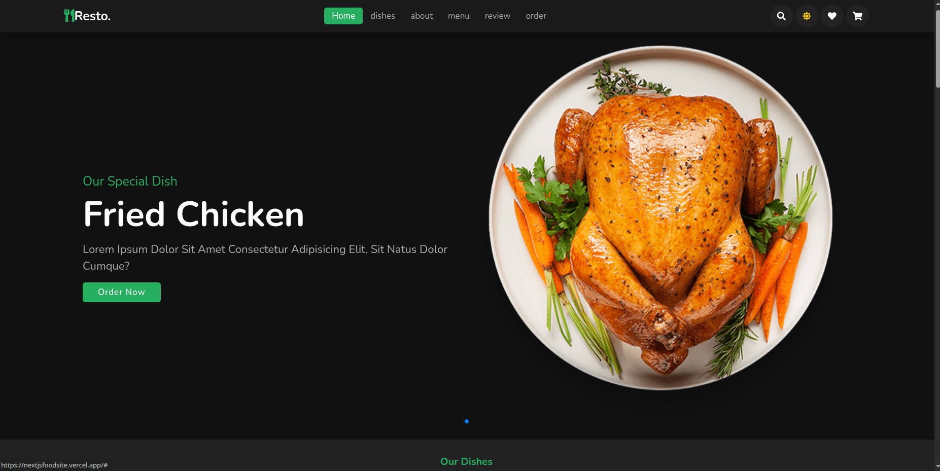 Gourmet Food Platform